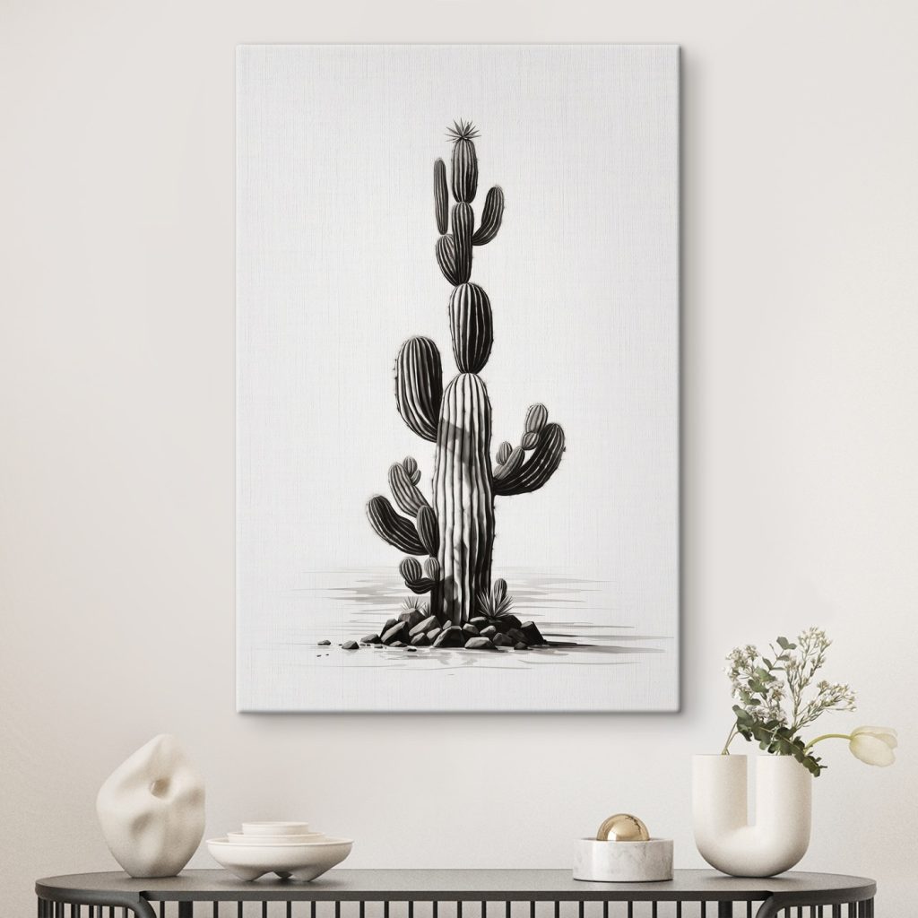 Cactus in tratti neri — ambiente 1