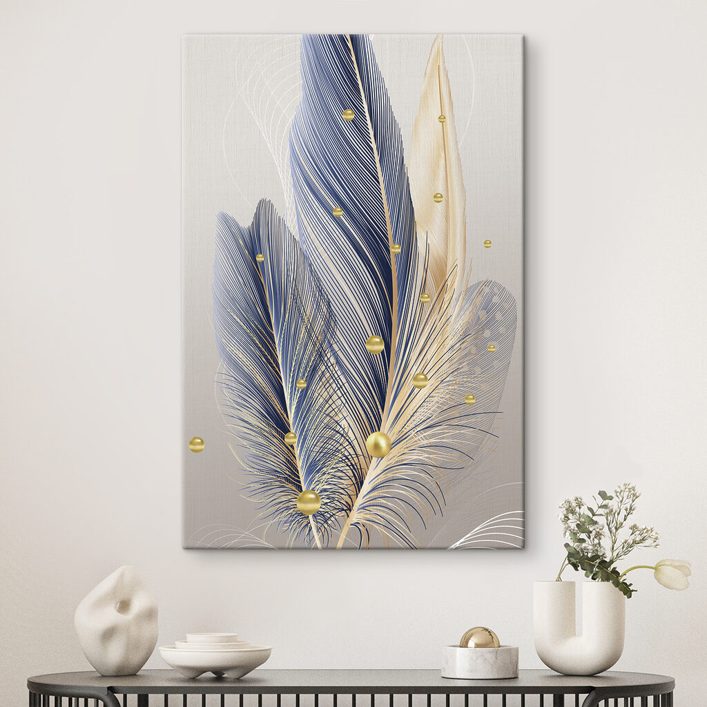 Piume con piccoli riflessi — ambiente 1
