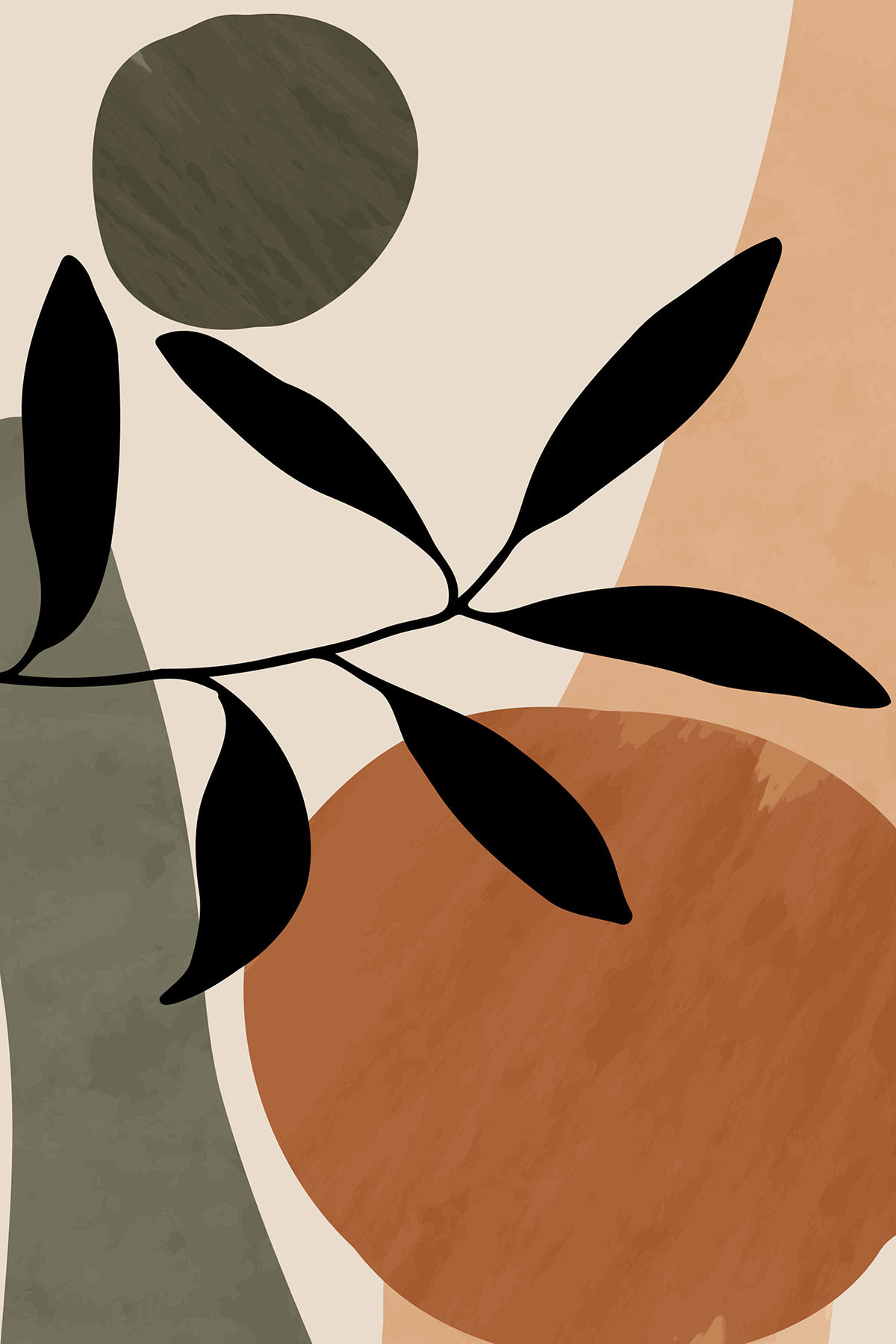 Ramo tra cerchi colorati — design completo