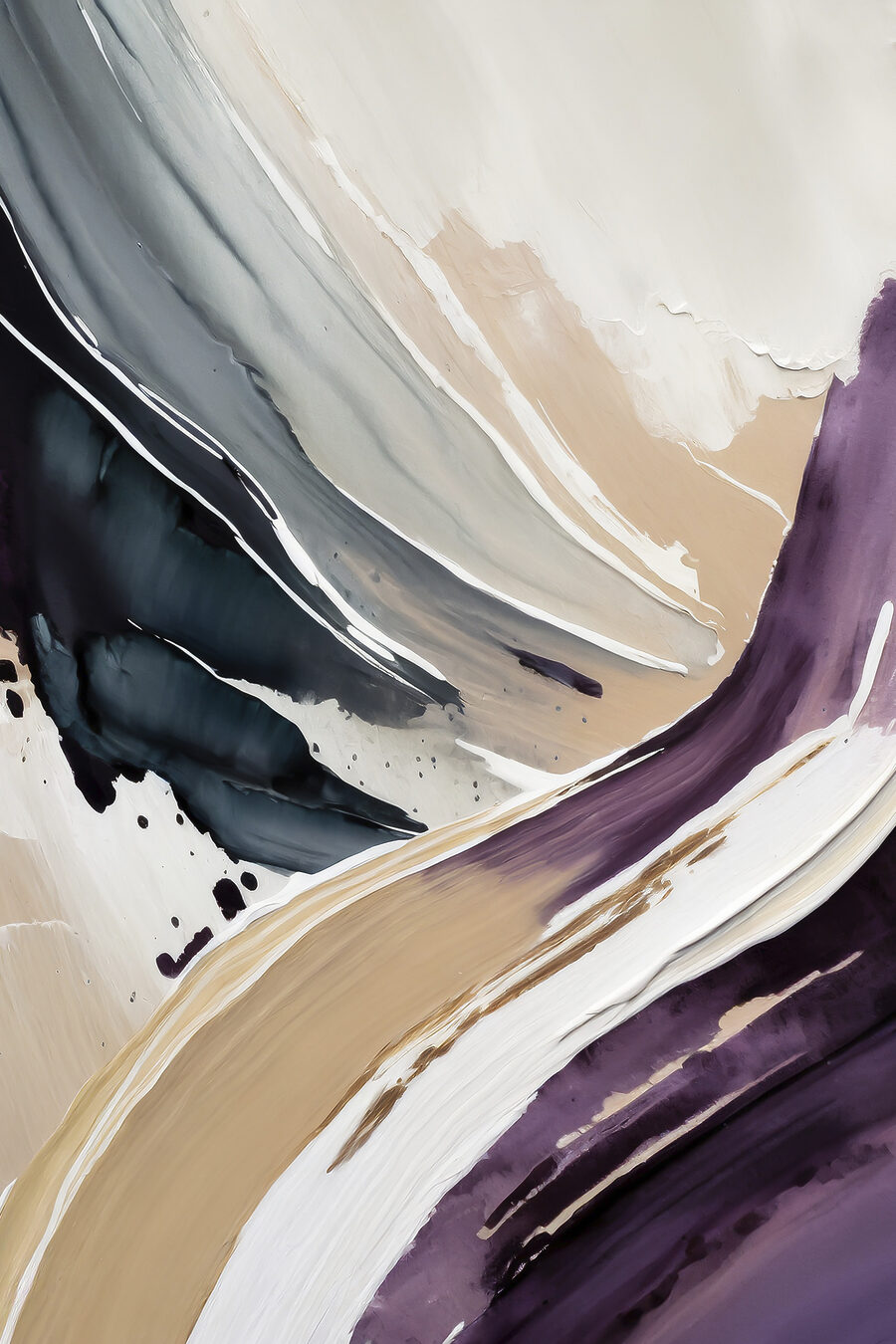 Fasce viola in movimento — design completo
