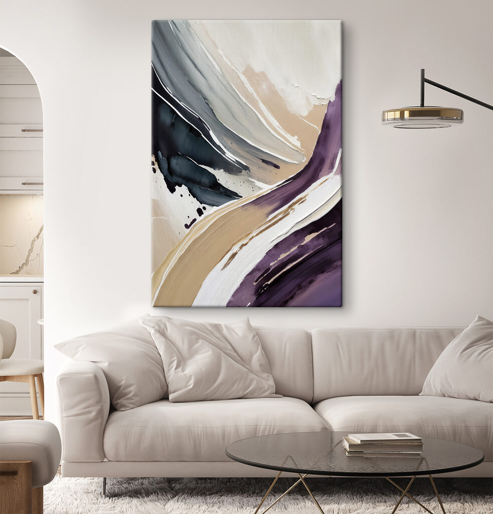 Fasce viola in movimento — ambiente 2