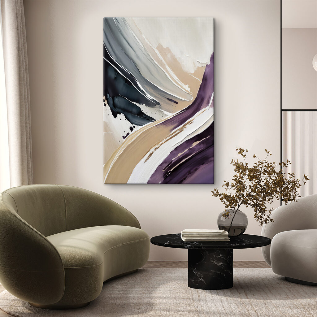 Fasce viola in movimento — ambiente 1