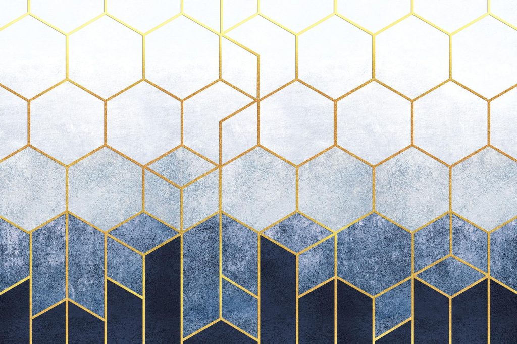 Esagoni in sfumatura — design completo