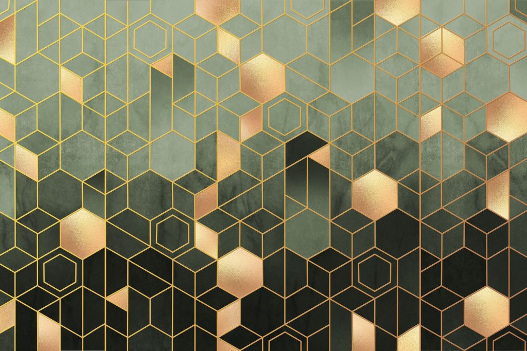 Esagoni con profondità — design completo