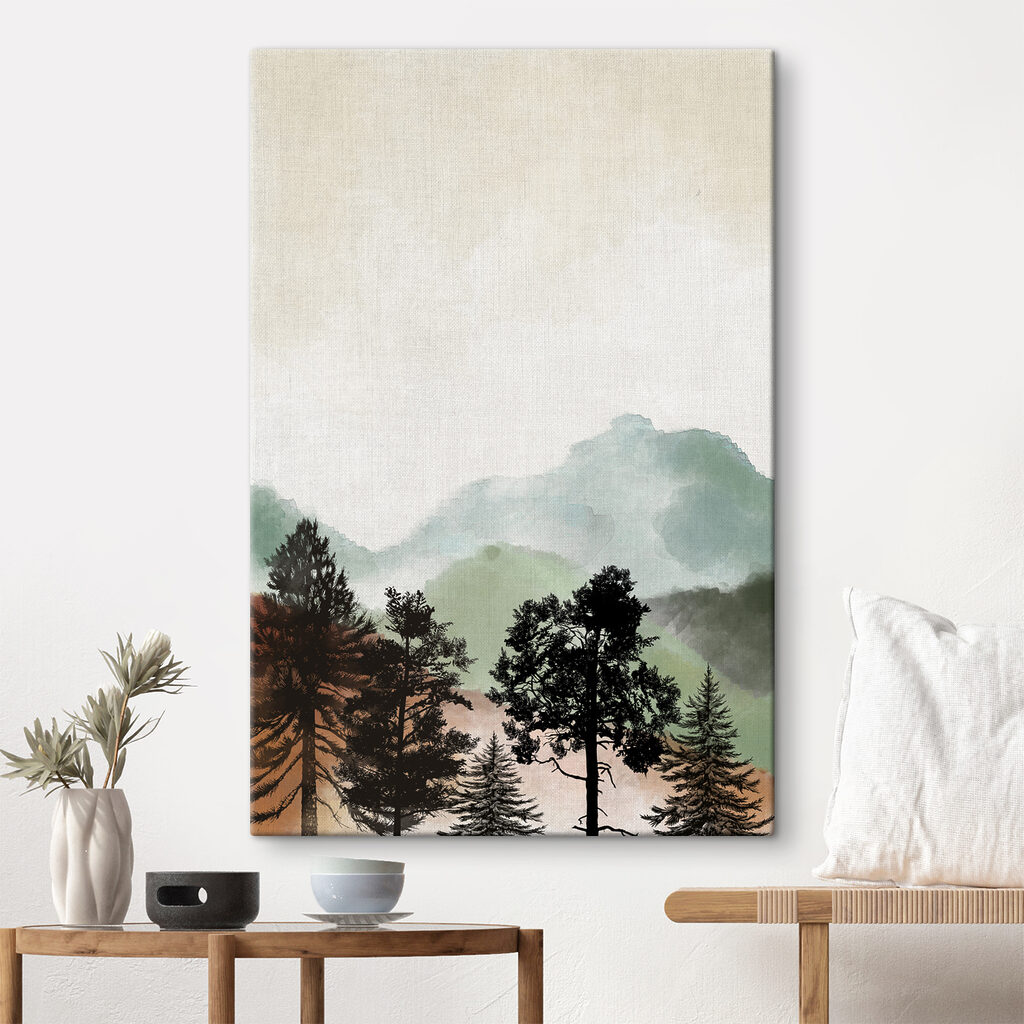 Alberi davanti ai monti — ambiente 1