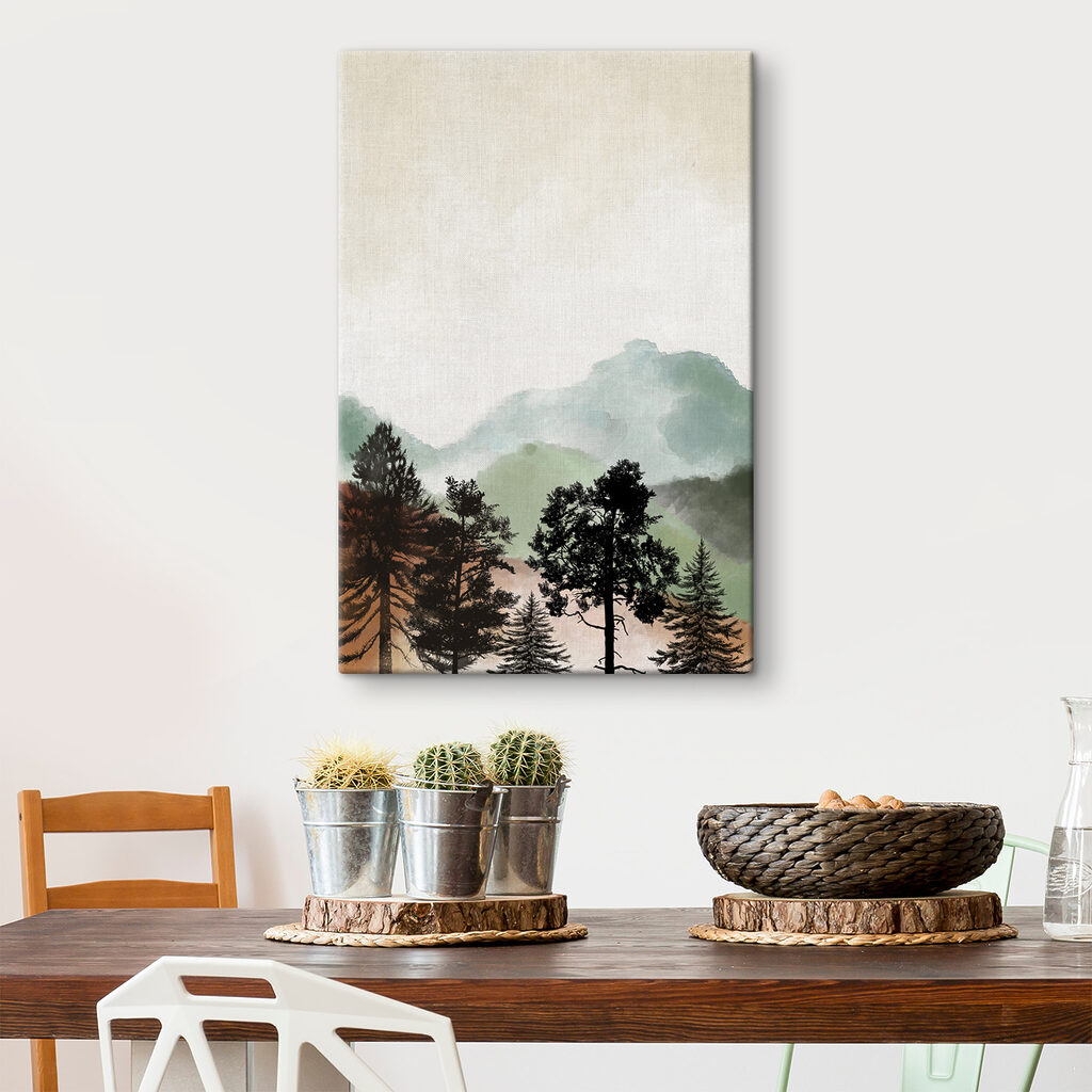 Alberi davanti ai monti — ambiente 2