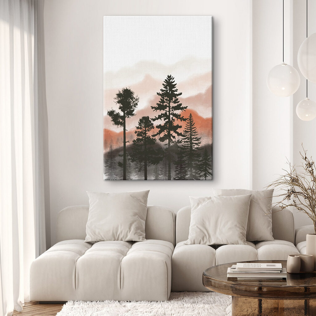 Tre alberi nella nebbia — ambiente 3