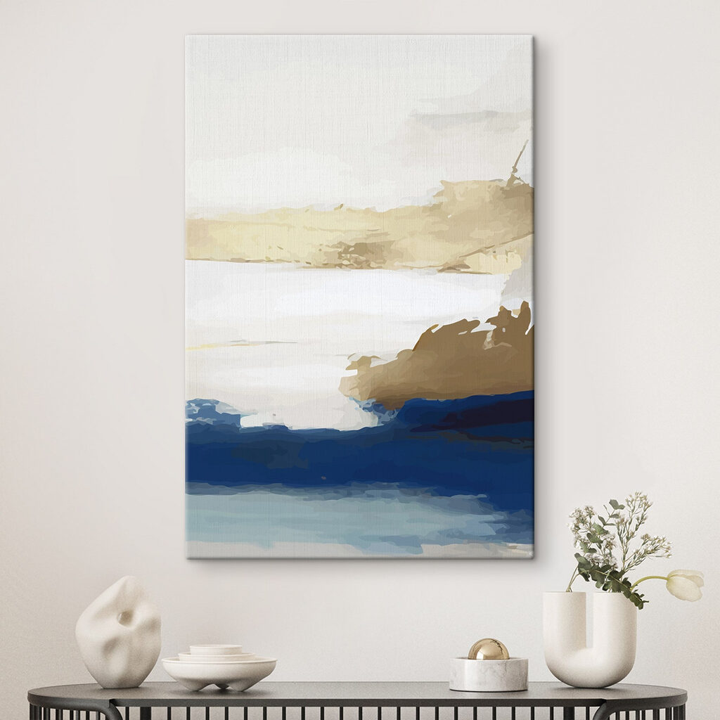 Orizzonte dorato sul blu — ambiente 3