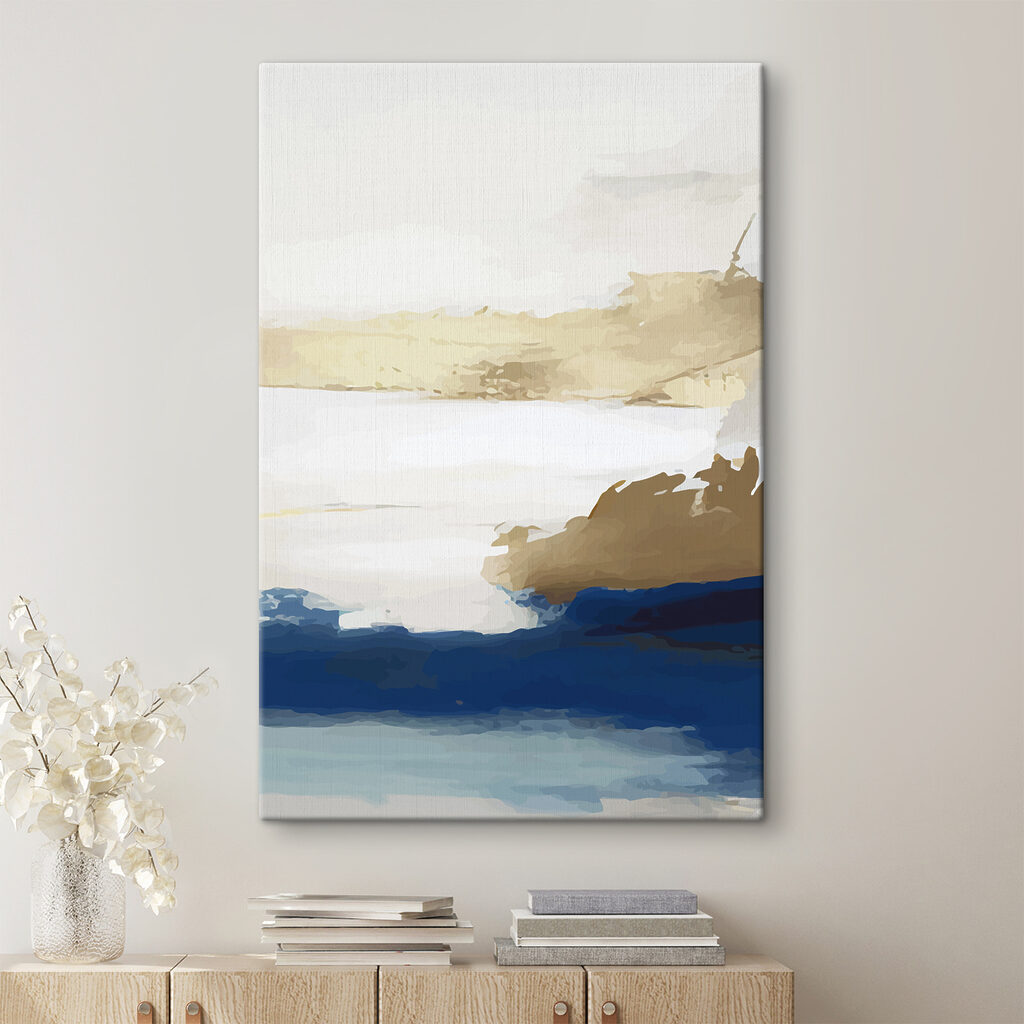 Orizzonte dorato sul blu — ambiente 1