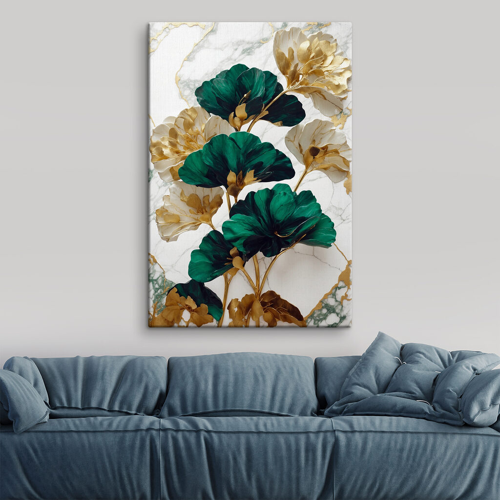 Fiori verdi e dorati — ambiente 2
