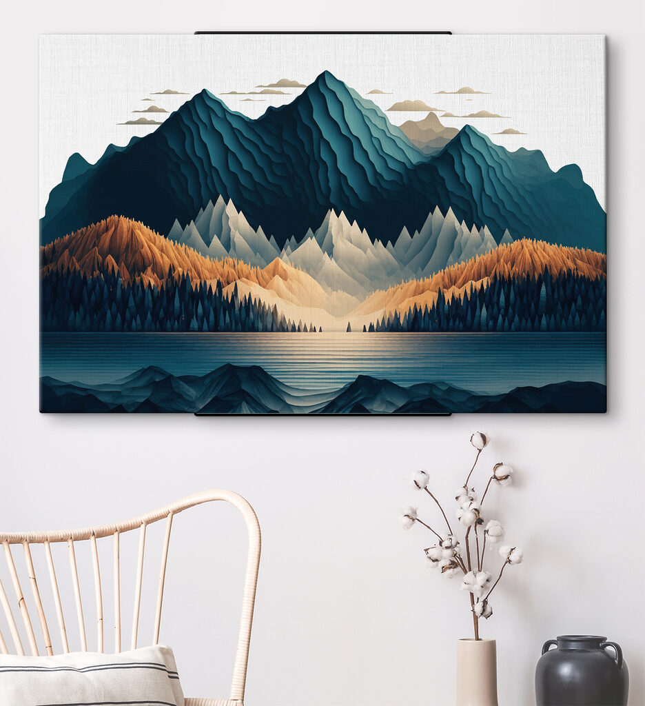 Lago di montagna — ambiente 2