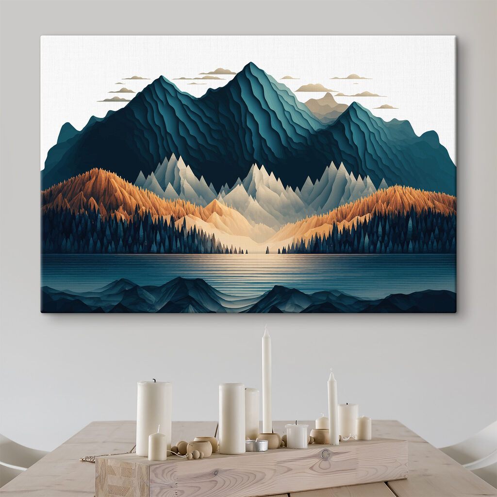 Lago di montagna — ambiente 1