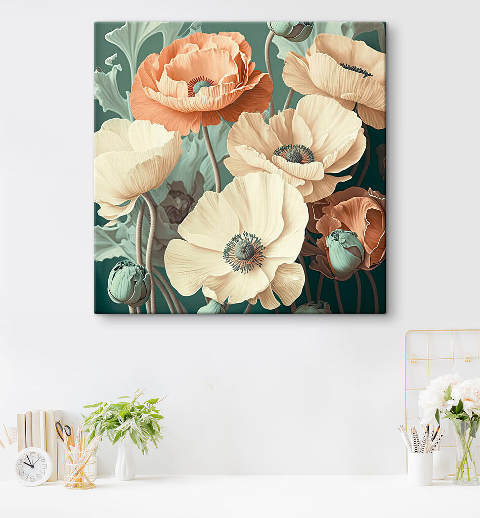 Fiori in toni smorzati — ambiente 1