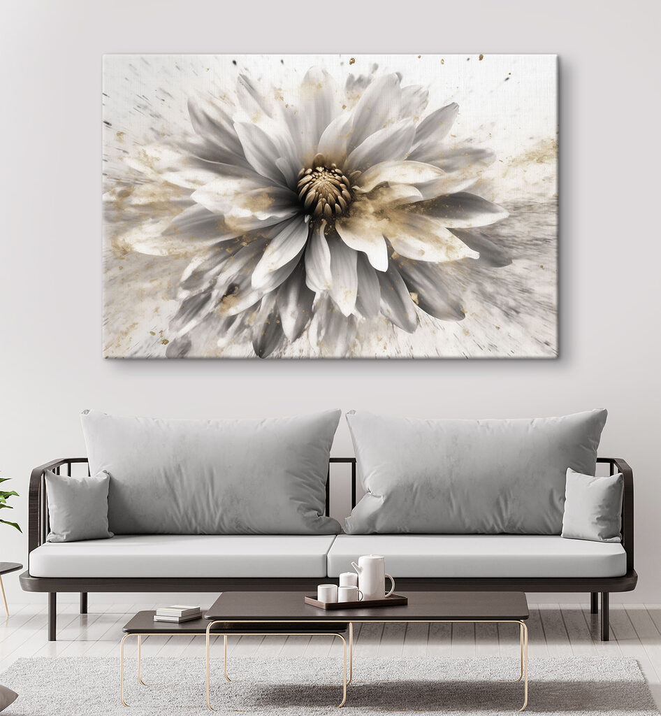 Fiore bianco luminoso — ambiente 2