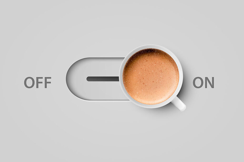 Caffè acceso — design completo