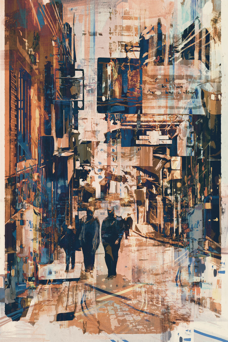 Passeggiata nelle vie dipinte — design completo