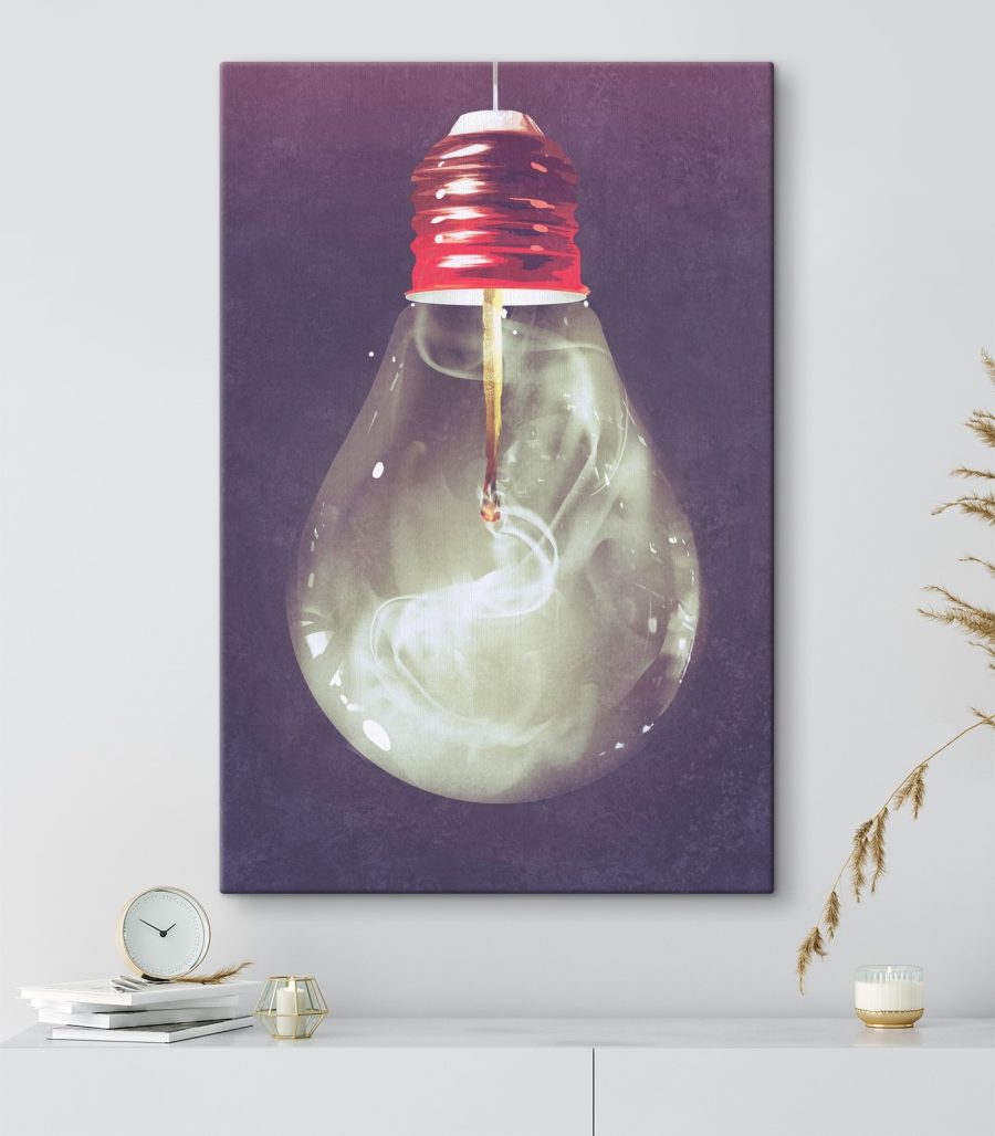 Lampadina nella nebbia — ambiente 1