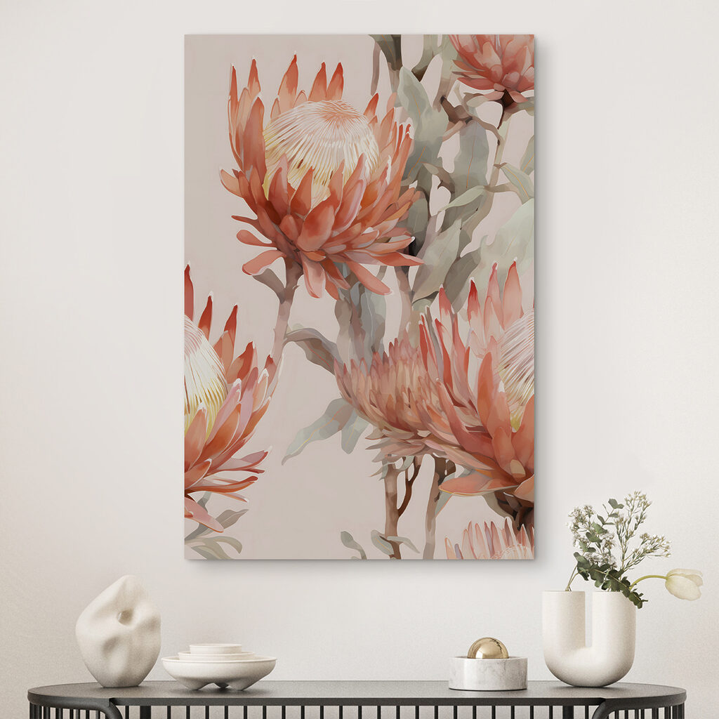 Fioritura tropicale salmone — ambiente 1