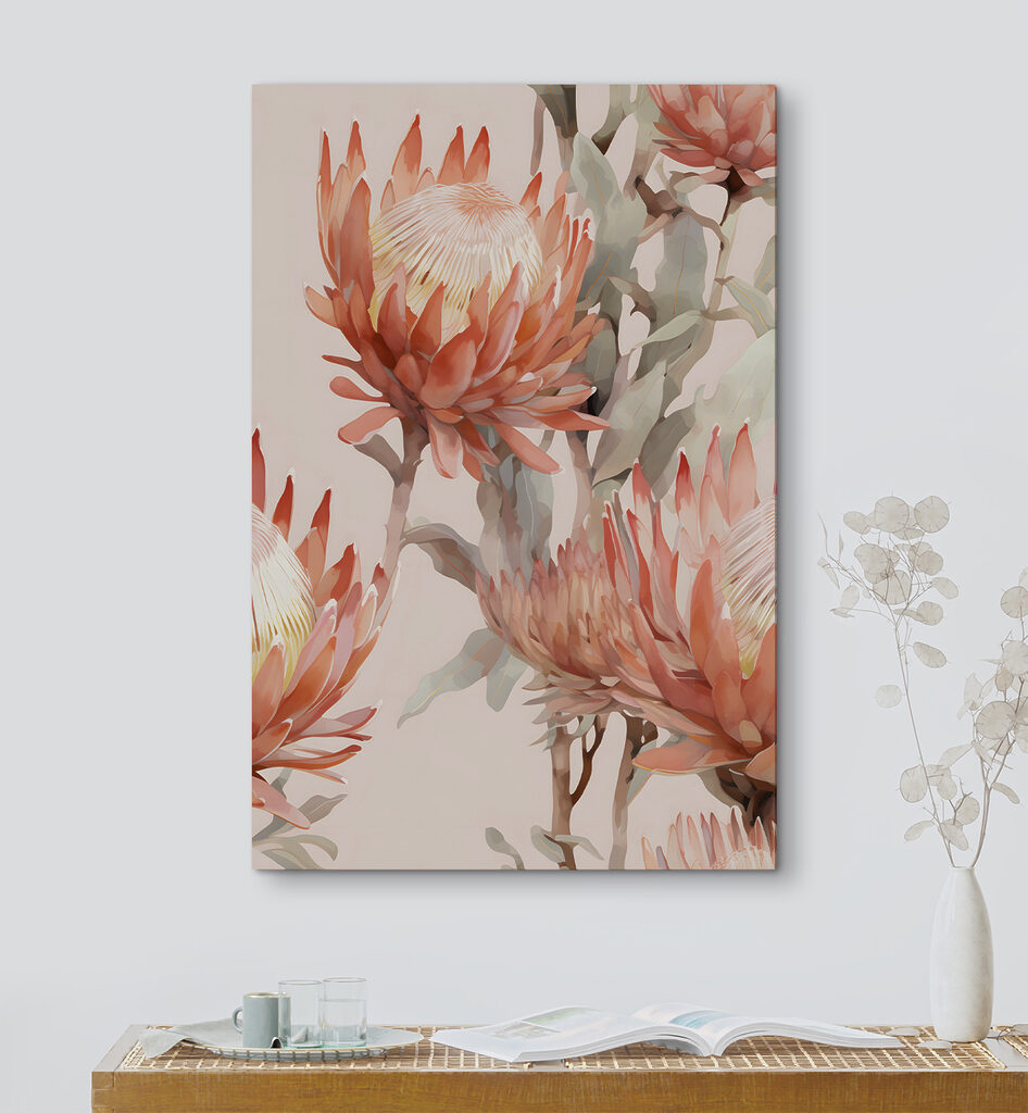 Fioritura tropicale salmone — ambiente 3