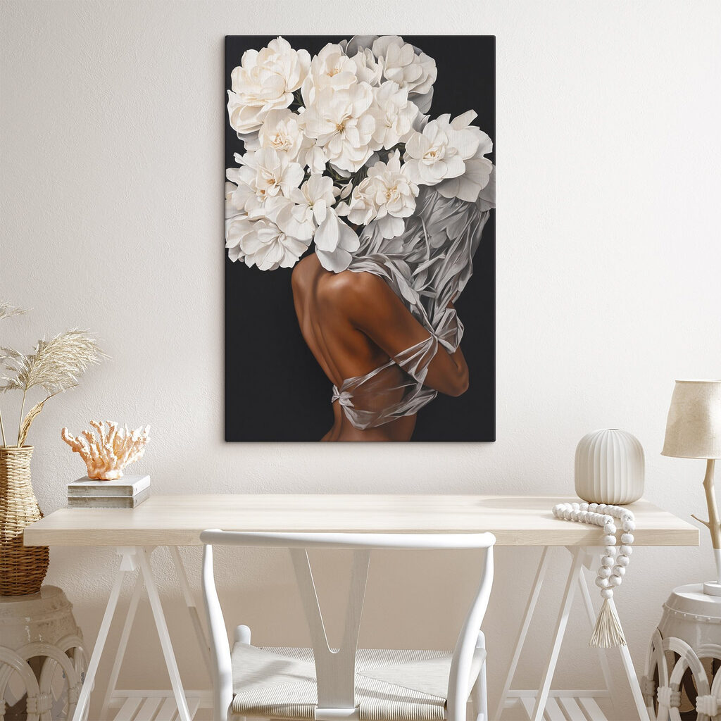 Corona bianca sulle spalle — ambiente 4
