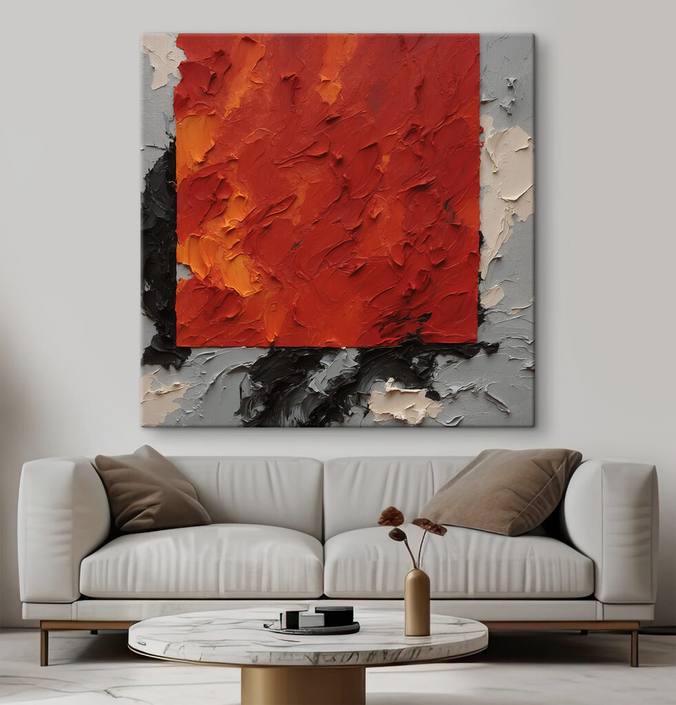 Finestra rosso-arancio — ambiente 2