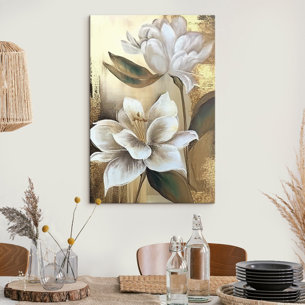 Fiori bianchi nel bagliore — ambiente 4