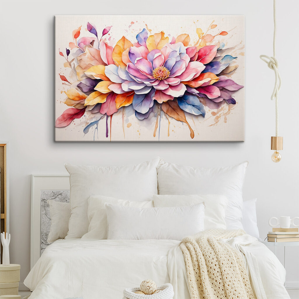 Fiore ad acquerello — ambiente 2