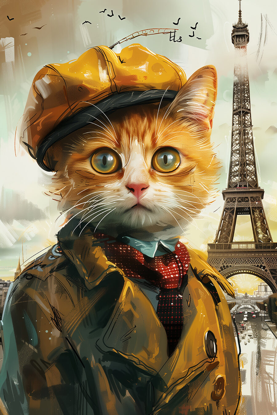 Gattino a Parigi — design completo