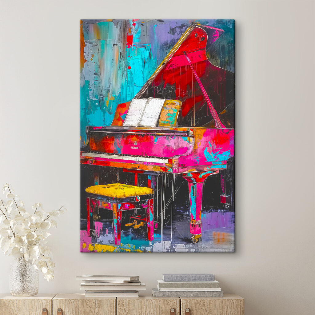 Pianoforte fra colori accesi — ambiente 2