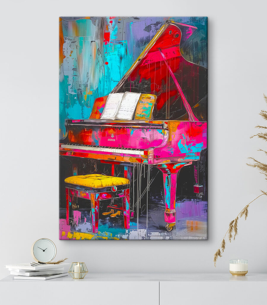 Pianoforte fra colori accesi — ambiente 3