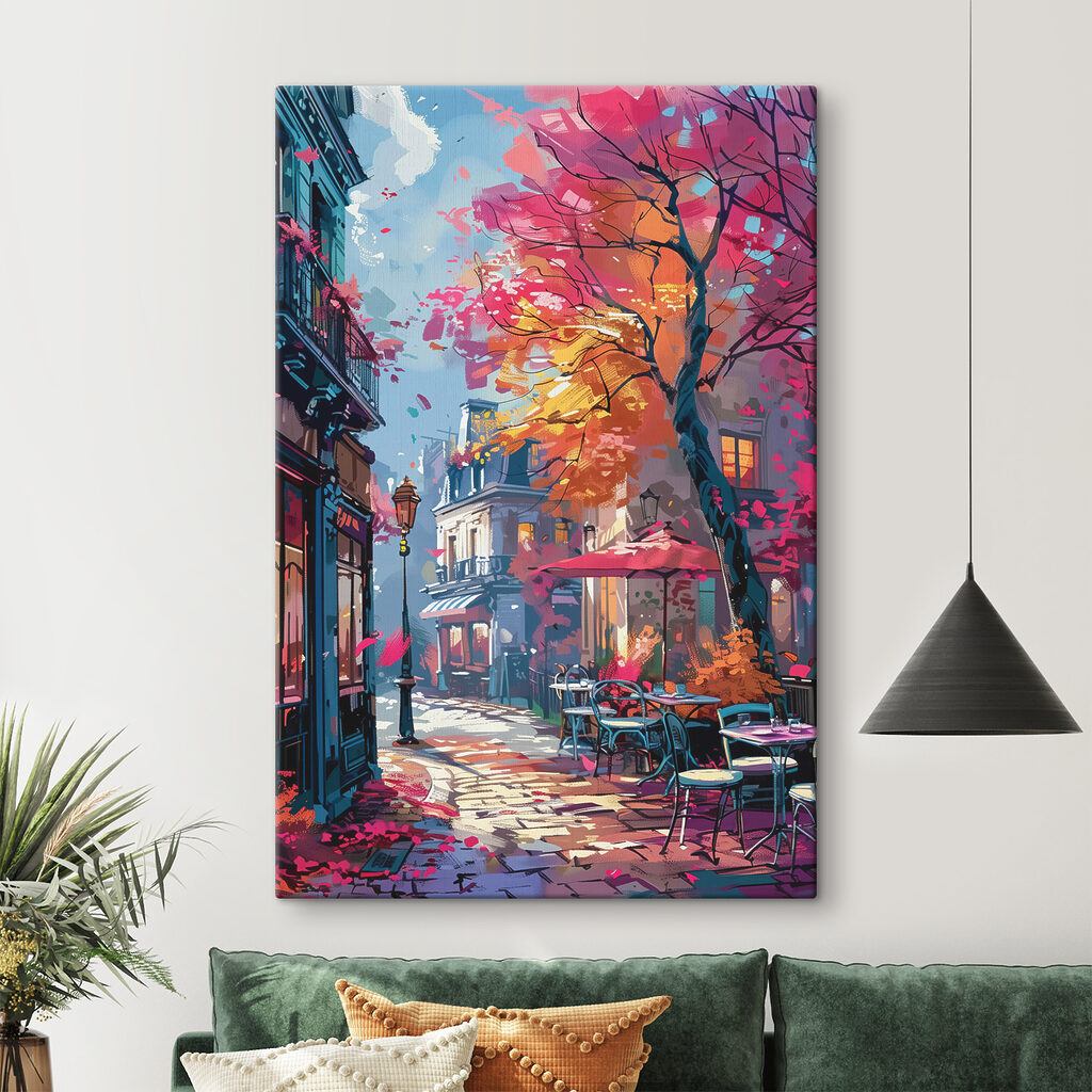 Stradina d’autunno in un ambiente