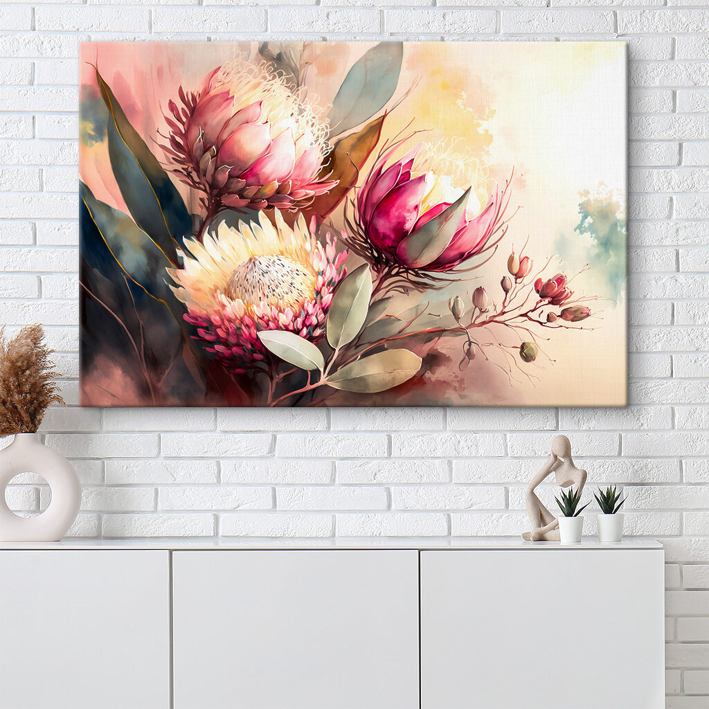 Fiori appuntiti ad acquerello — ambiente 2