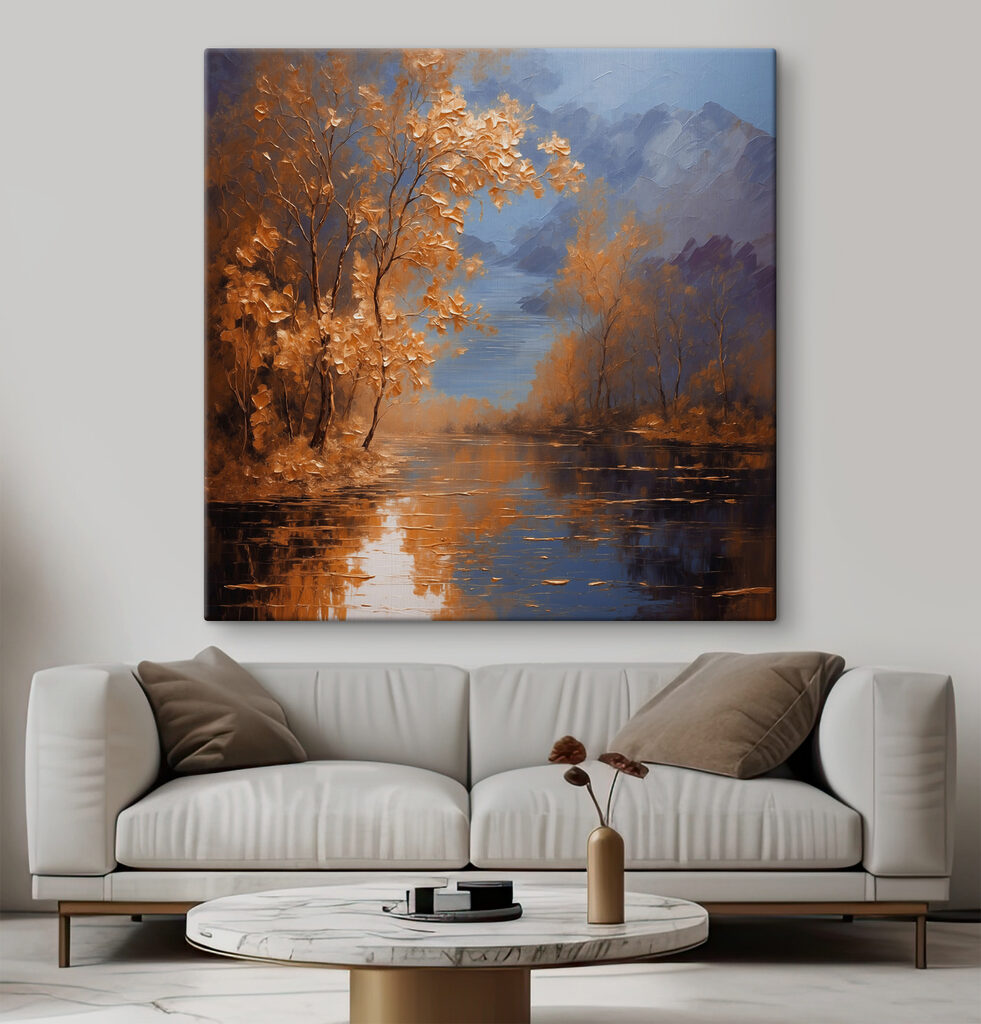 Oro d’autunno sull’acqua — ambiente 1