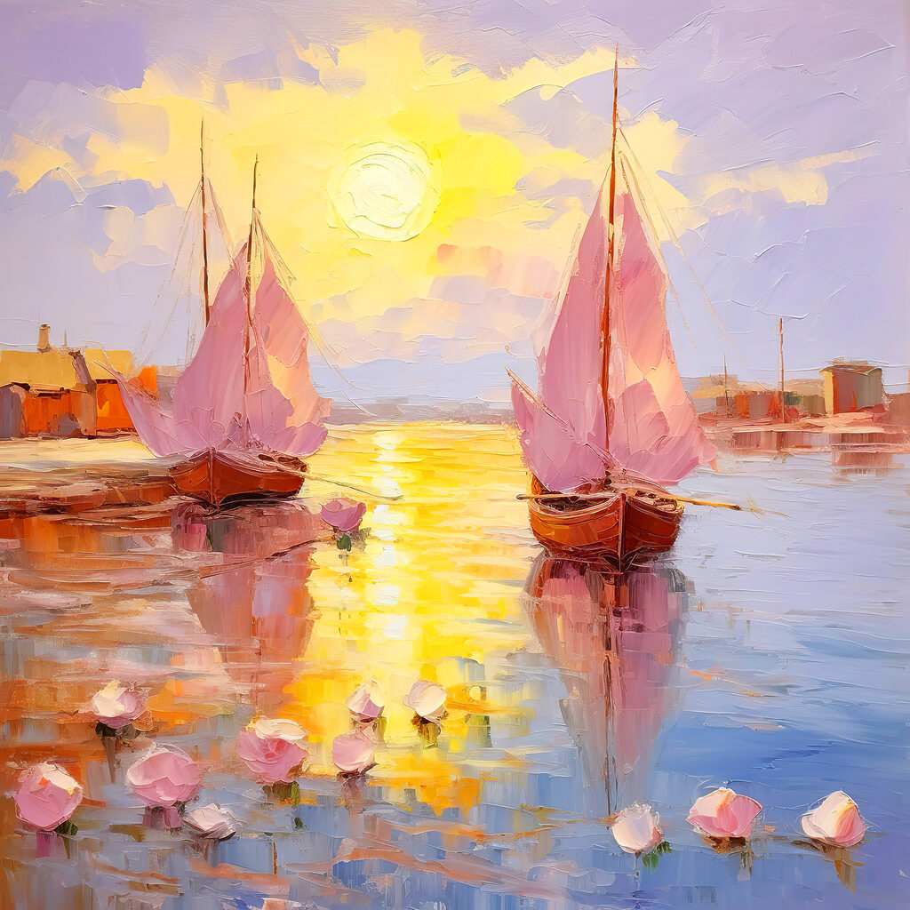 Vele verso il tramonto — design completo