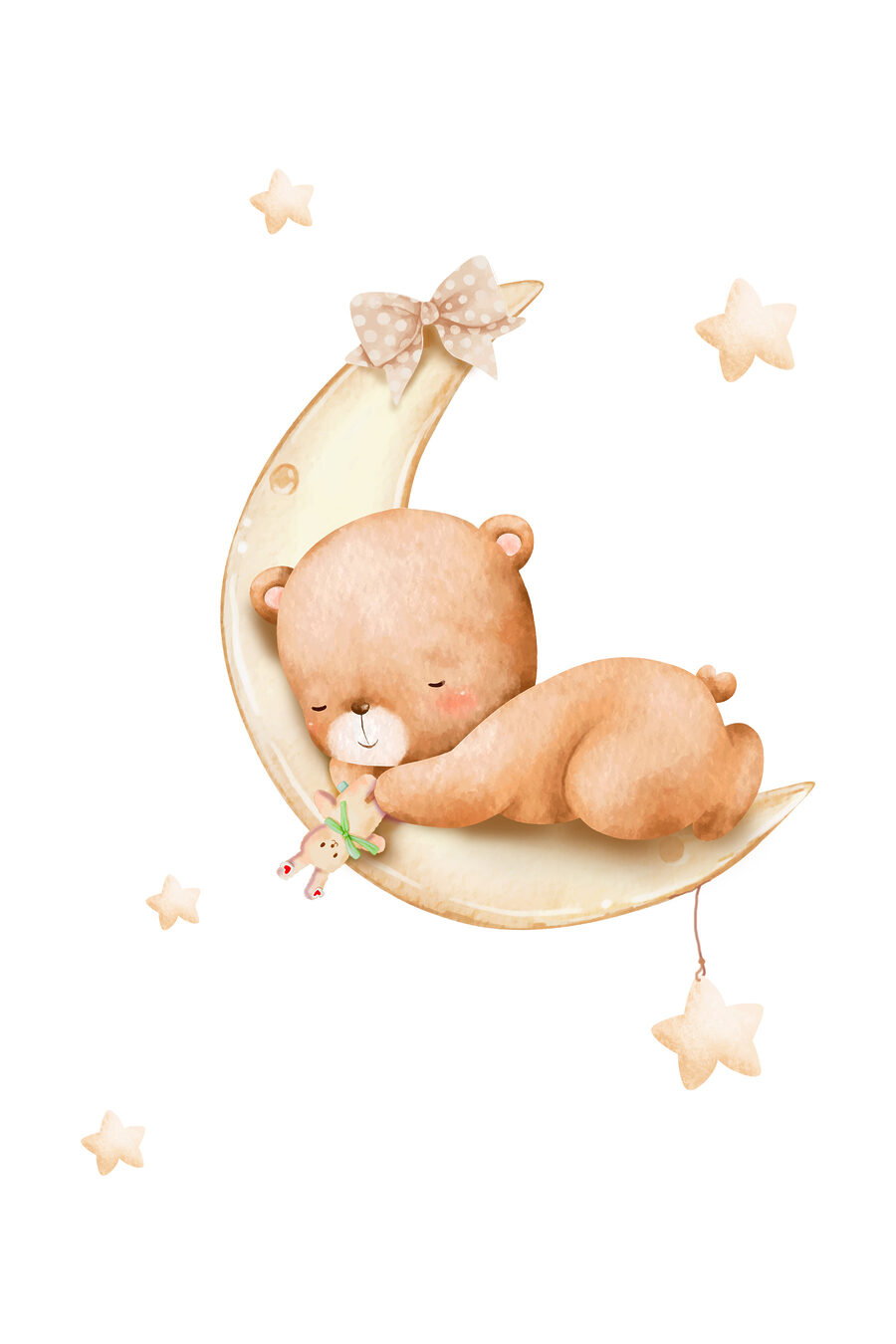 Orsetto sulla luna — design completo
