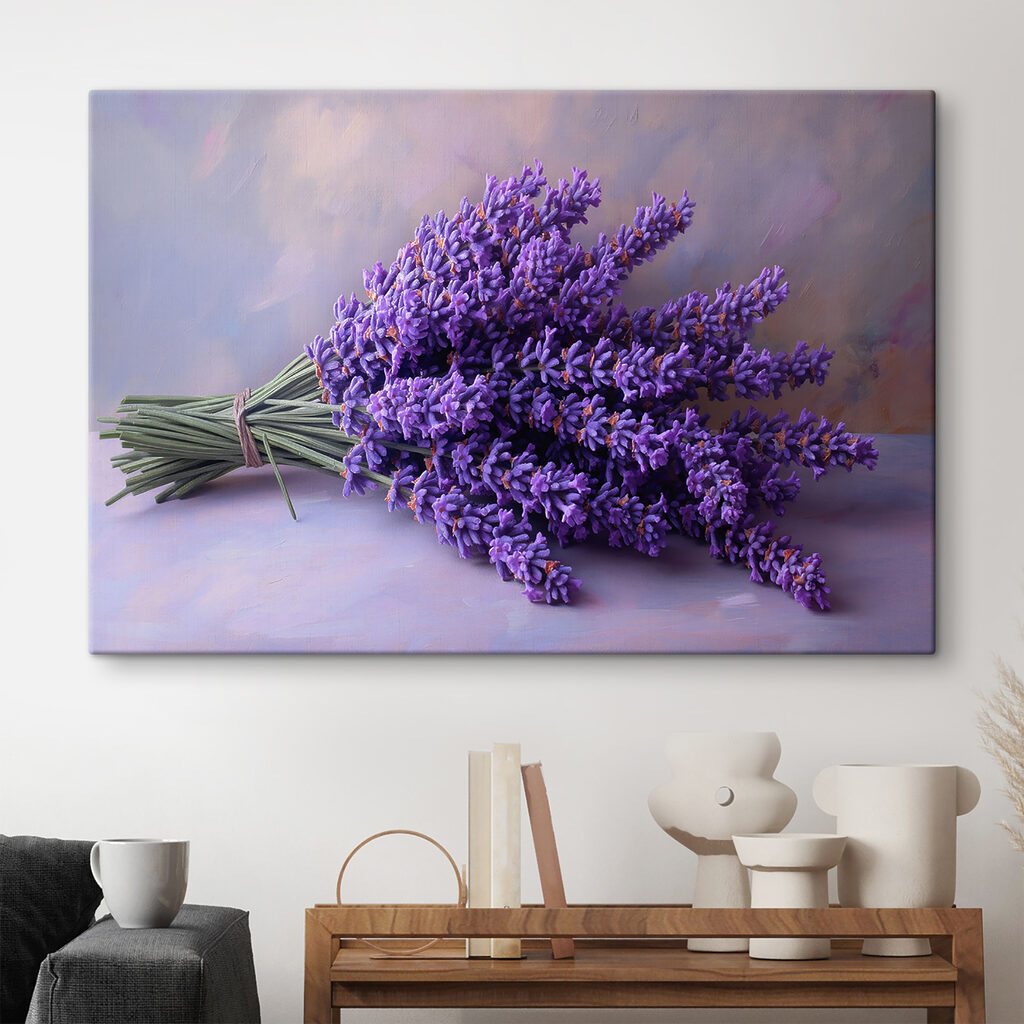 Mazzetto di lavanda in un ambiente