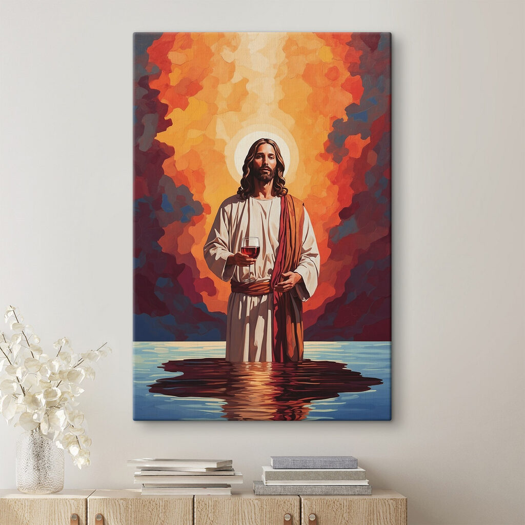 Figura sacra sull’acqua — ambiente 4