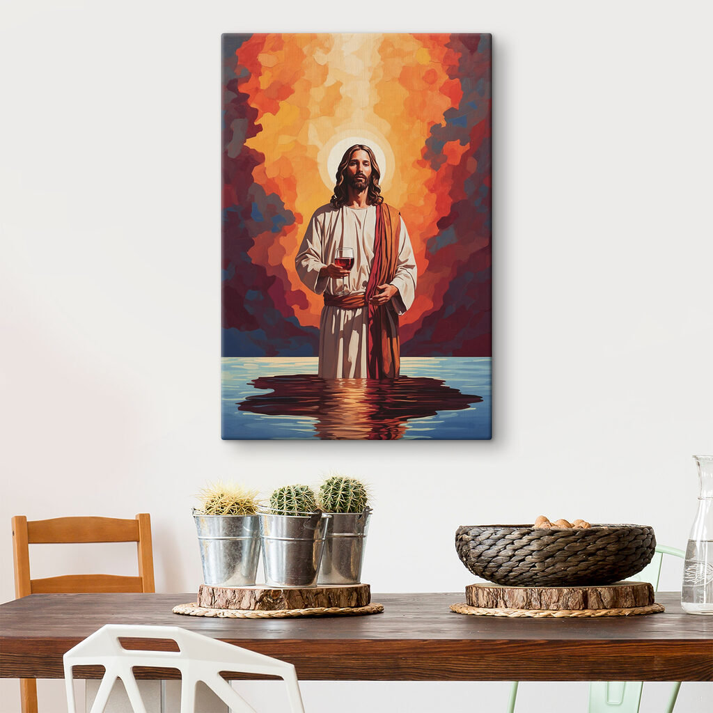 Figura sacra sull’acqua — ambiente 2