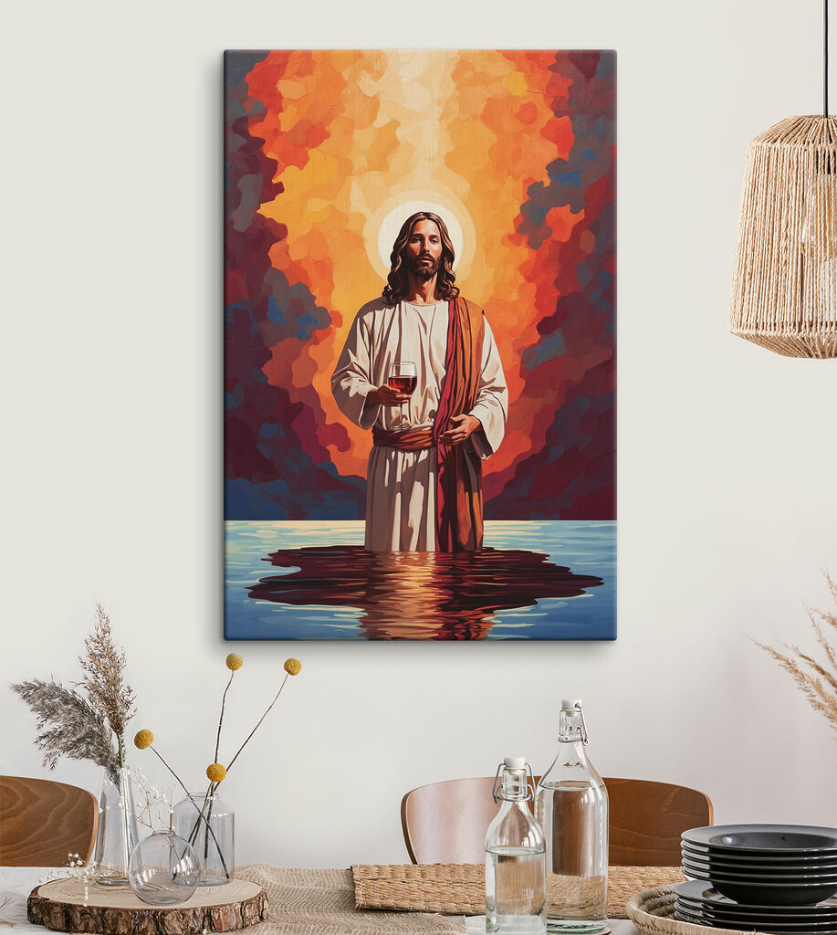 Figura sacra sull’acqua — ambiente 3