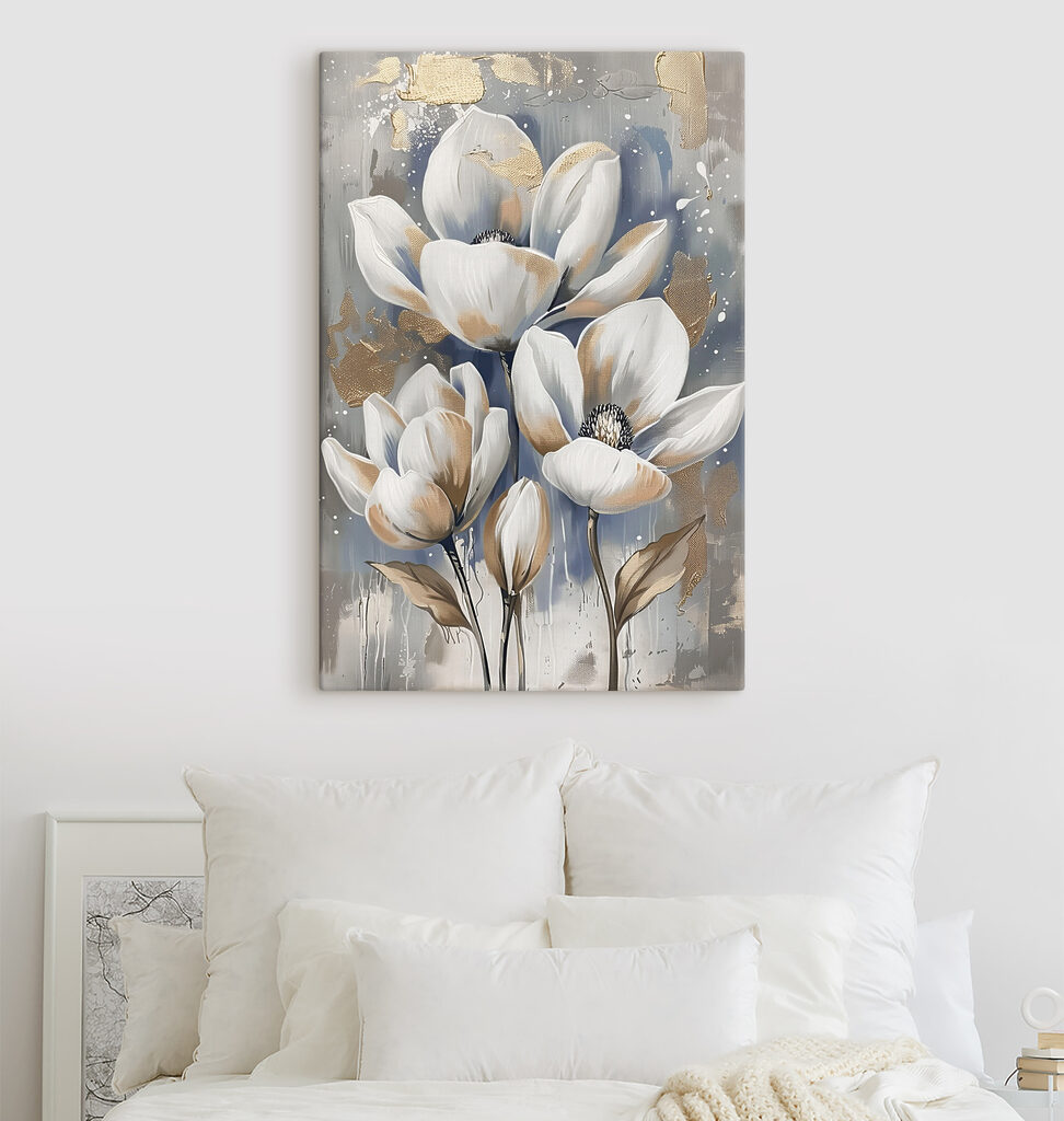 Bouquet di boccioli bianchi — ambiente 2