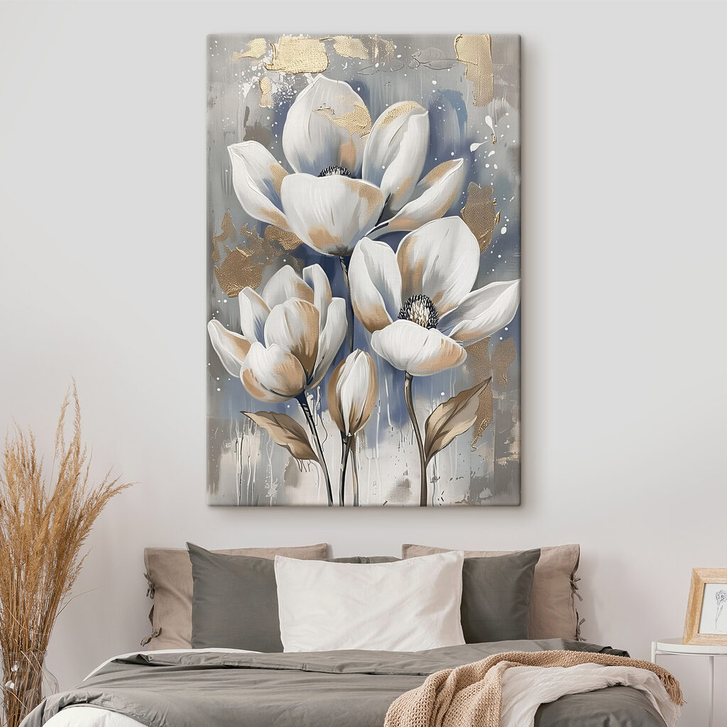 Bouquet di boccioli bianchi — ambiente 3