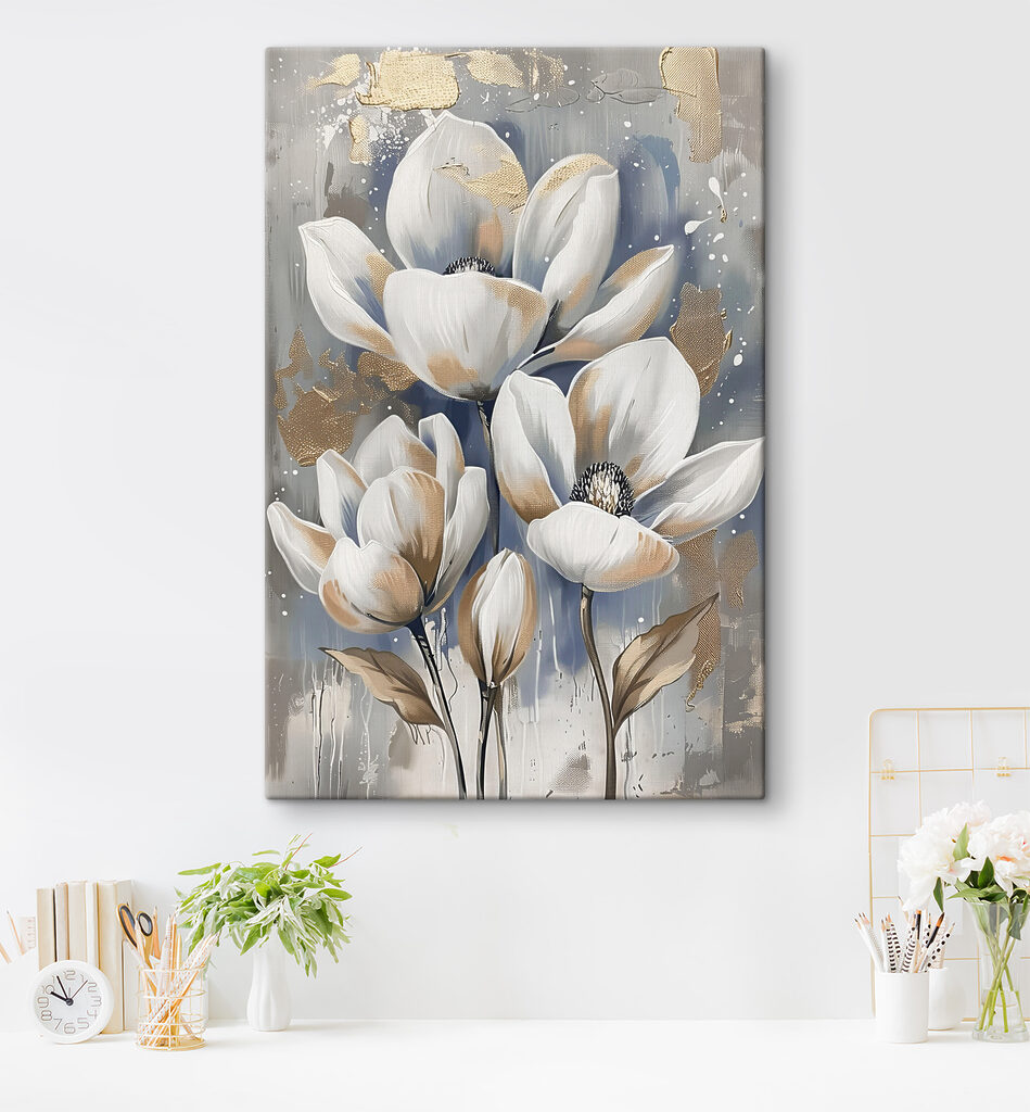 Bouquet di boccioli bianchi — ambiente 1