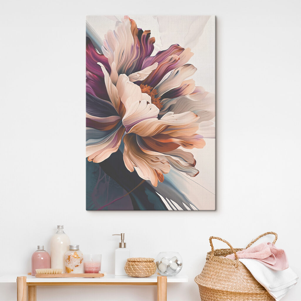 Fioritura in toni pesca — ambiente 1