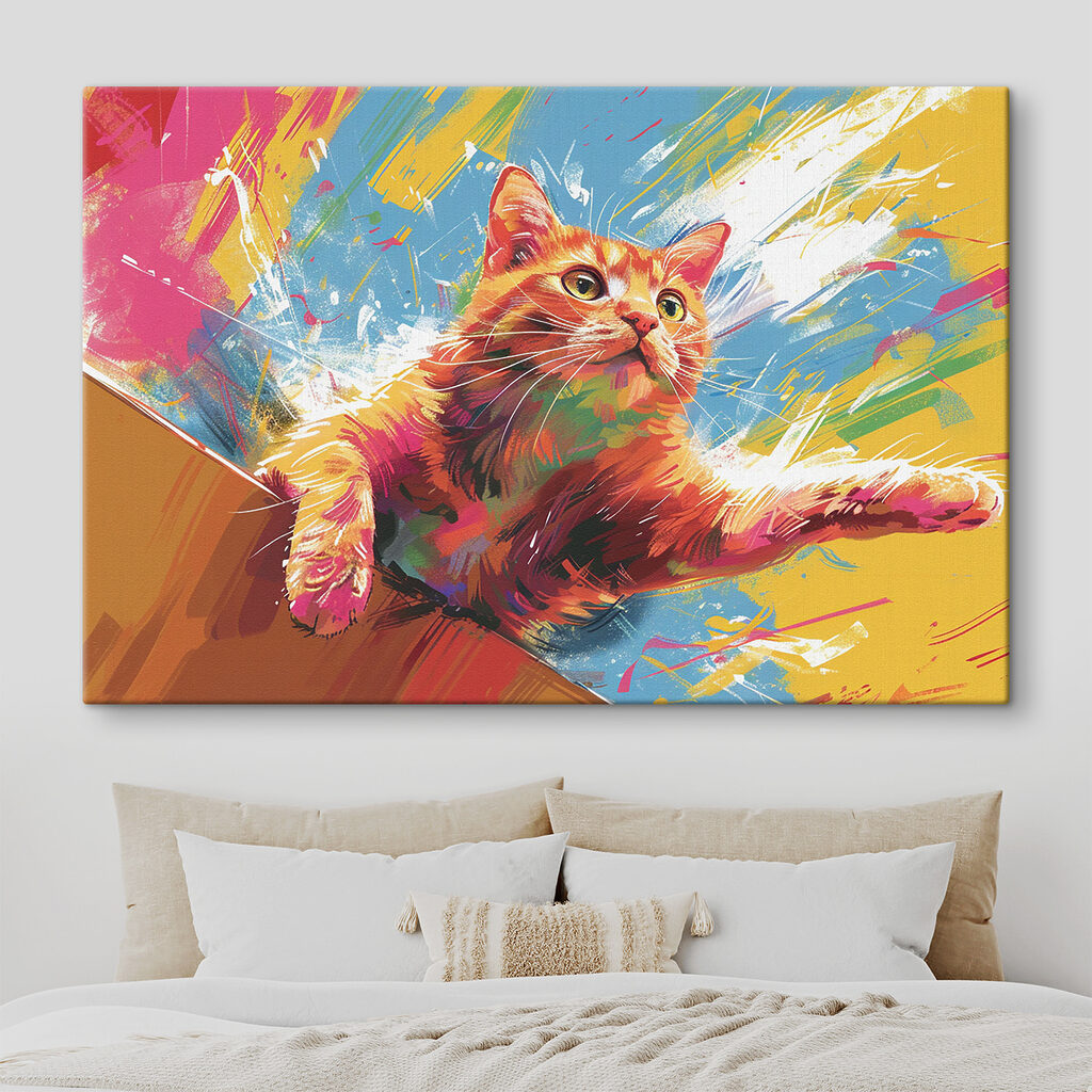Gattino tra i colori — ambiente 2