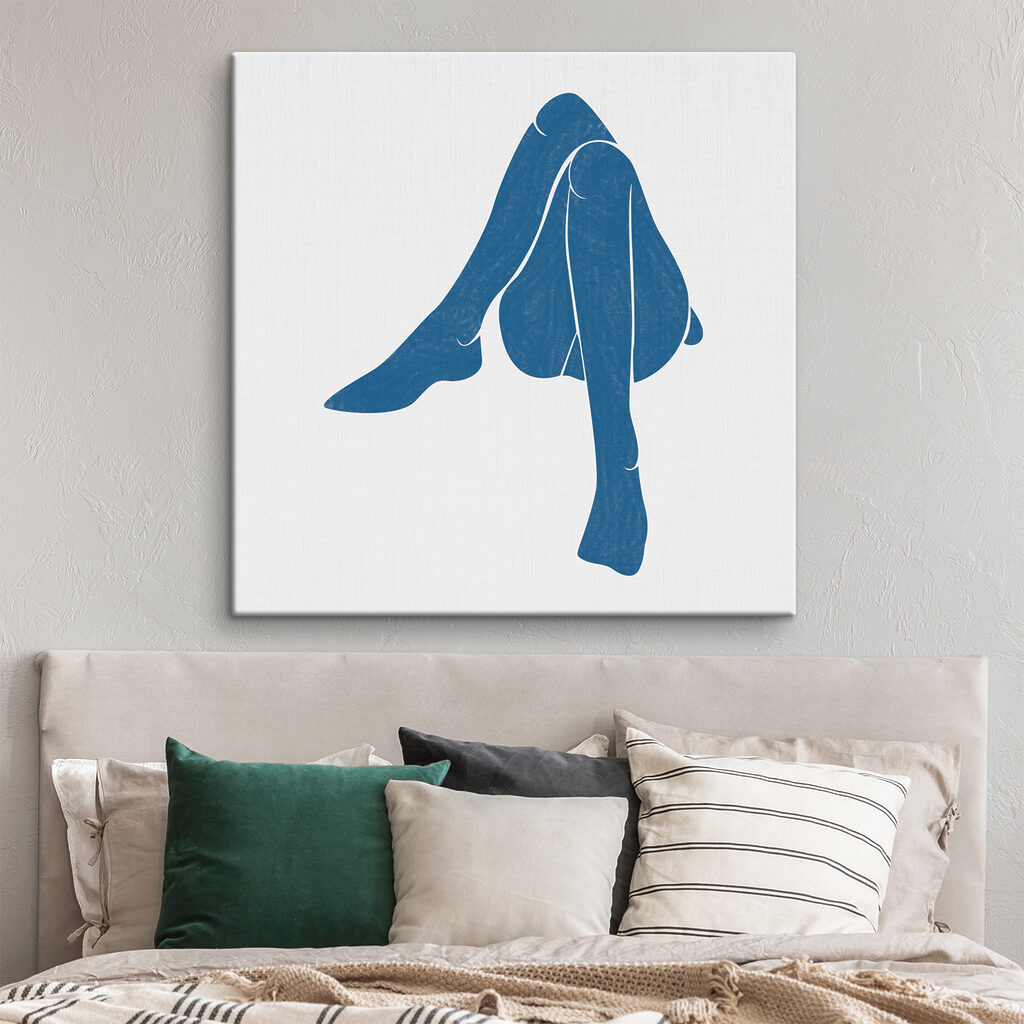 Gambe in blu profondo — ambiente 2
