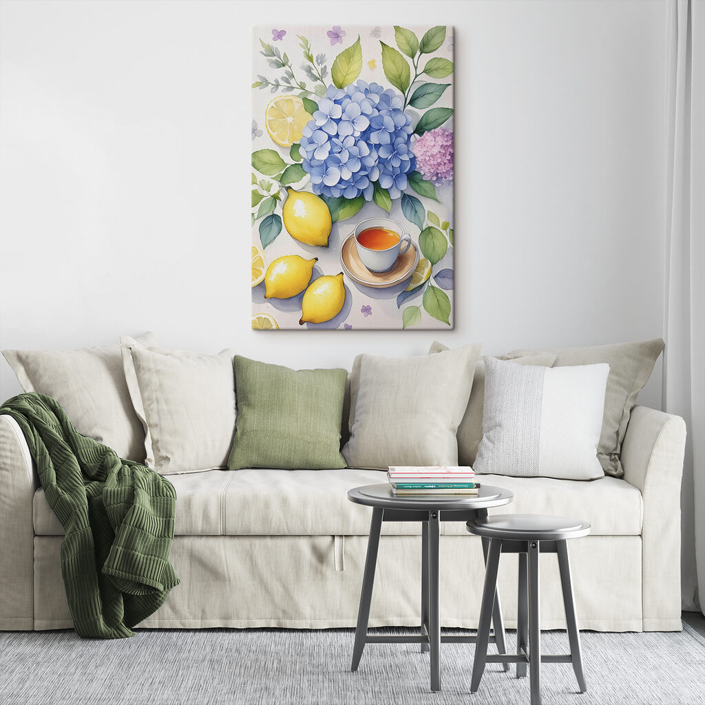 Tè e ortensie azzurre — ambiente 2