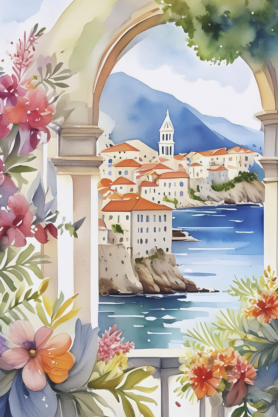 Vista sulla costa — design completo