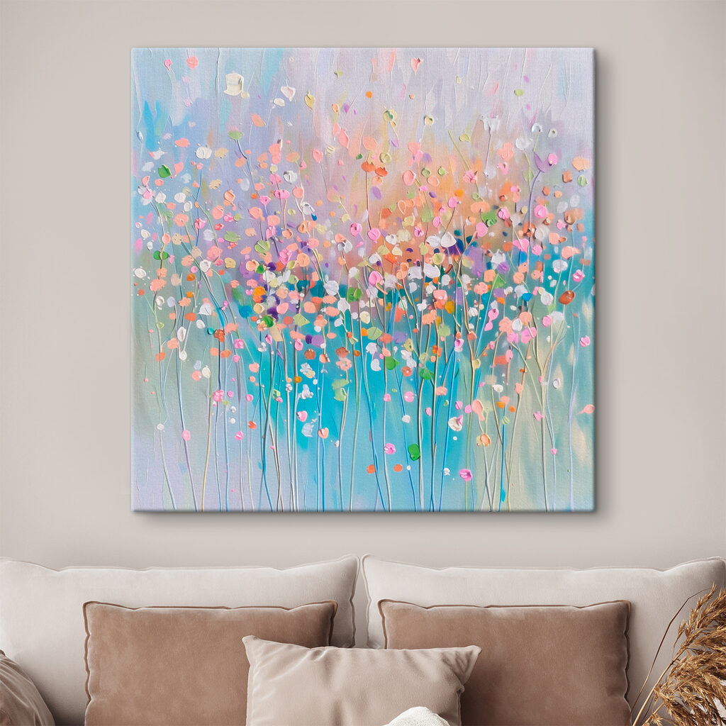Fiori come piccole luci in un ambiente