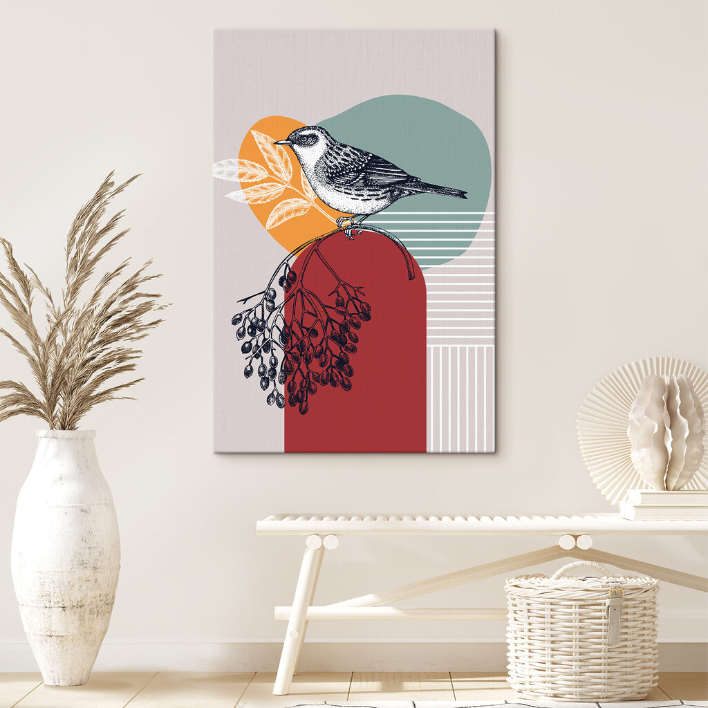 Uccello sul ramo — ambiente 1