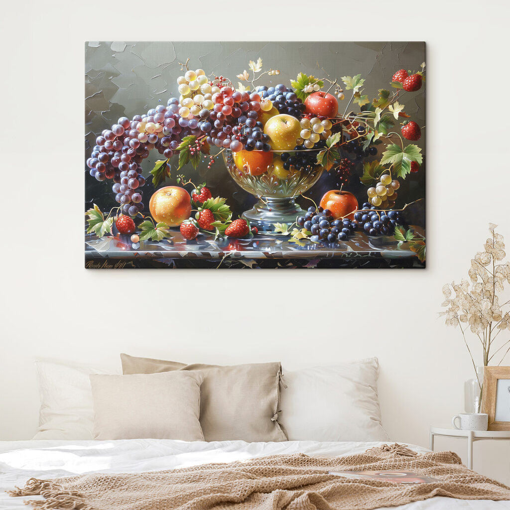 Uva in una fruttiera — ambiente 2